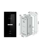 SMART VIDEO PANEL - 1 FAMILY, FLUSH MOUNTING, Черный — изображение 2