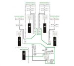 КОРОБКА ВИДЕОСВЯЗИ-10 ВЫХОДОВ-RJ45, МОНТАЖ НА DIN-РЕЙКУ, БЕЛЫЙ — изображение 2