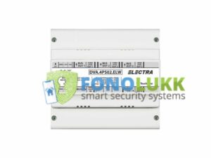 VIDEO VÕIMENDI - 4 VÄLJUNDID - RJ45, DIN PAIGALDUS, VALGE