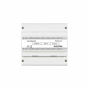 КОРОБКА ВИДЕОСВЯЗИ-10 ВЫХОДОВ-RJ45, МОНТАЖ НА DIN-РЕЙКУ, БЕЛЫЙ