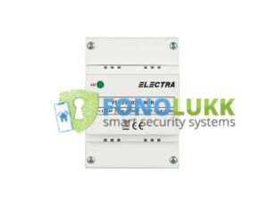 VIDEO CAMERA SELECTION BOX - 4 INPUTS, RJ45 + DIN RAIL MOUNTING, WHITE