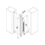 metal recessed ‎‎door loop