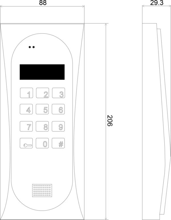 cdnp8 fonolukk