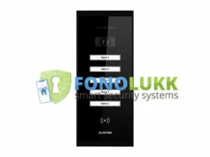SMART VIDEO PANEL - 5 FAMILIES, SURFACE MOUNTING, BLACK