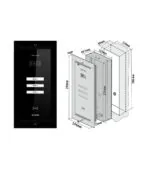 SMART VIDEO PANEL - 3 PERE, FLUSH MOUNTING, MUST - Image 9