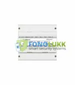 VIDEO CONNECTION BOX – 10 OUTPUTS - RJ45, DIN RAIL MOUNTING, WHITE