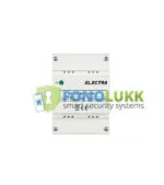VIDEO CAMERA SELECTION BOX - 4 INPUTS, RJ45 + DIN RAIL MOUNTING, WHITE