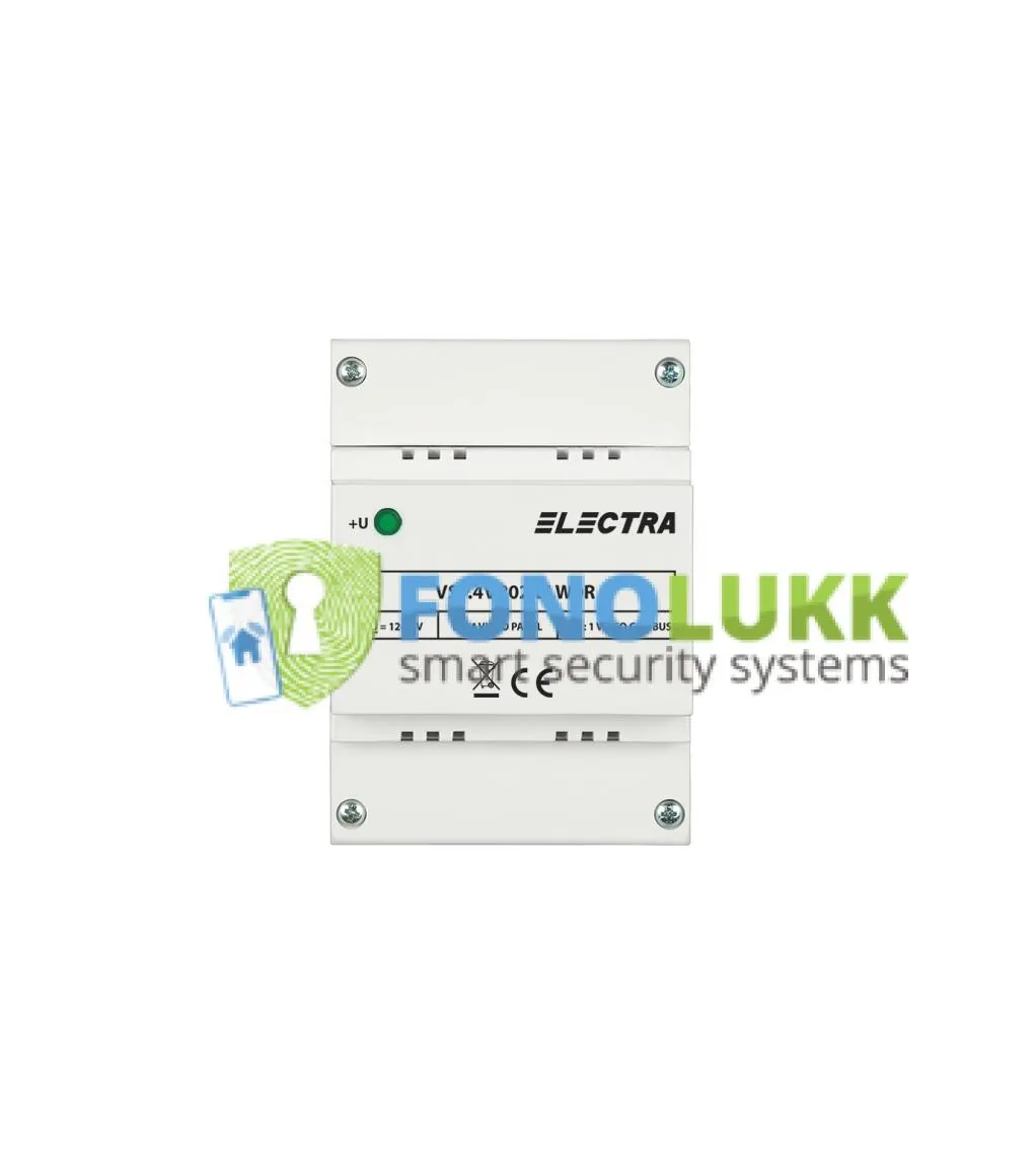 VSP.4VR02.ELW0R_RGB_site VIDEO PANEELI VALIKU KAST - 4 SISENDID, RJ45 + DIN PAIGALDUS, VALGE - Image 1